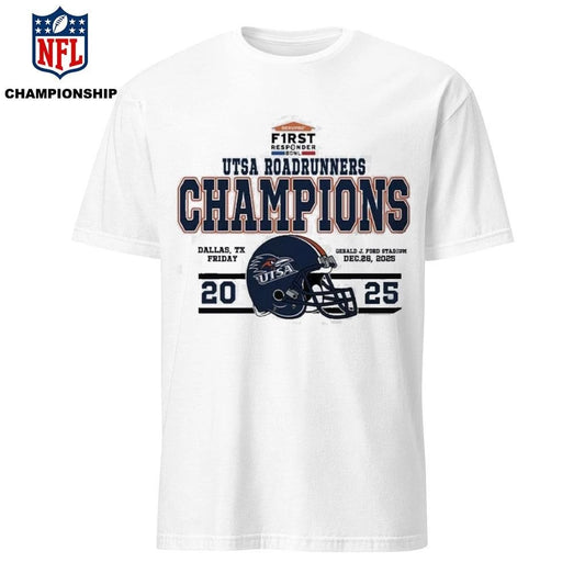 UTSA Roadrunners Football Named To Champions 2025 First Responder Bowl December Shirt