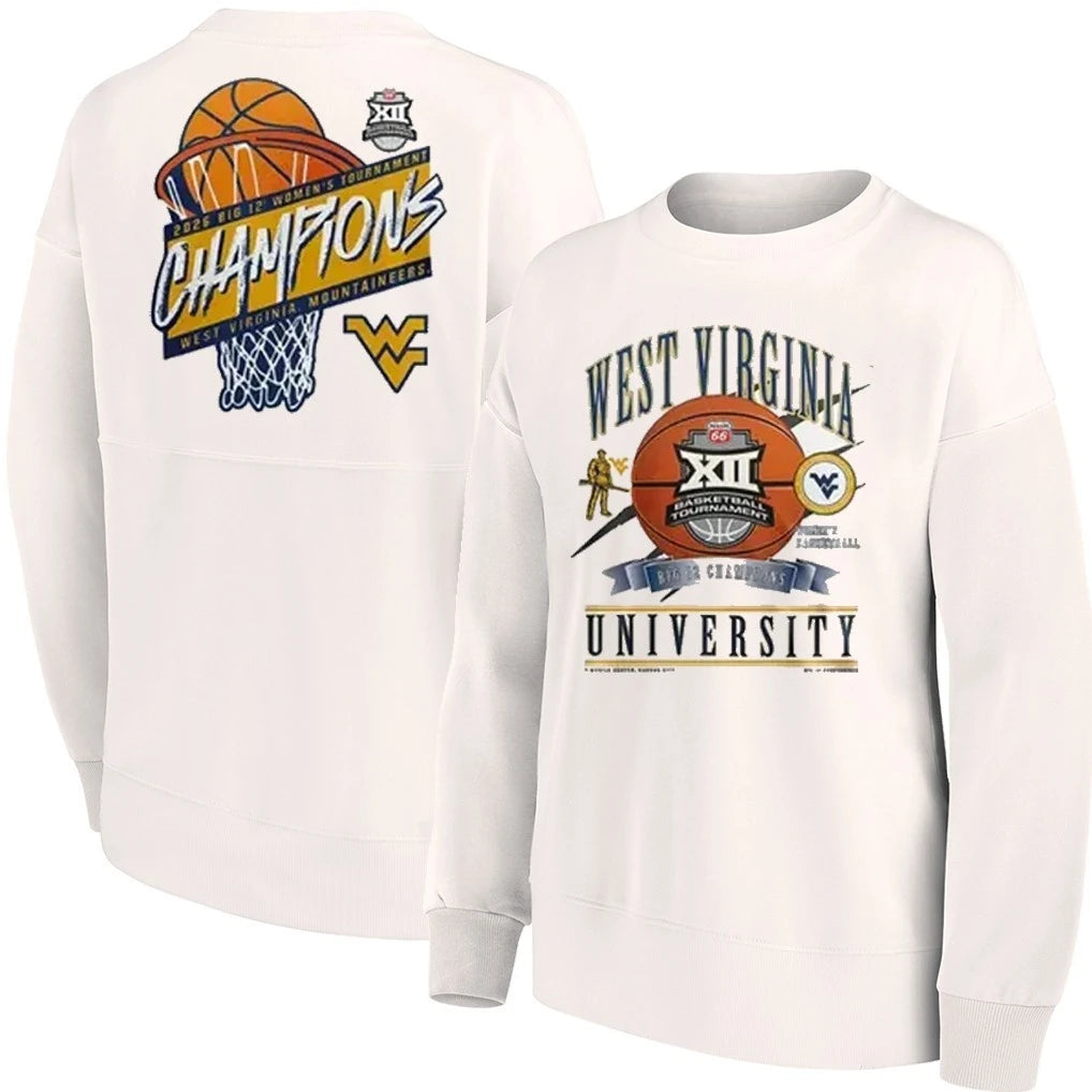 West Virginia Mountaineers Big 12 Women’s Basketball Tournament Champions 2026 T-Shirt