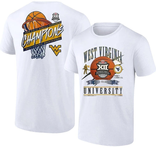 West Virginia Mountaineers Big 12 Women’s Basketball Tournament Champions 2026 T-Shirt