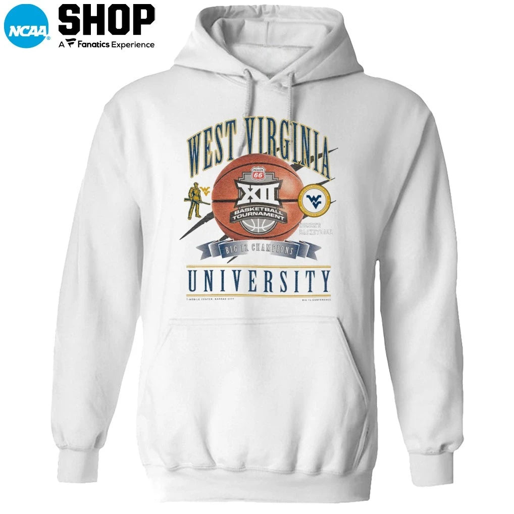 West Virginia Mountaineers Women’s Basketball 2026 Big 12 Conference Tournament Champions T-Shirt