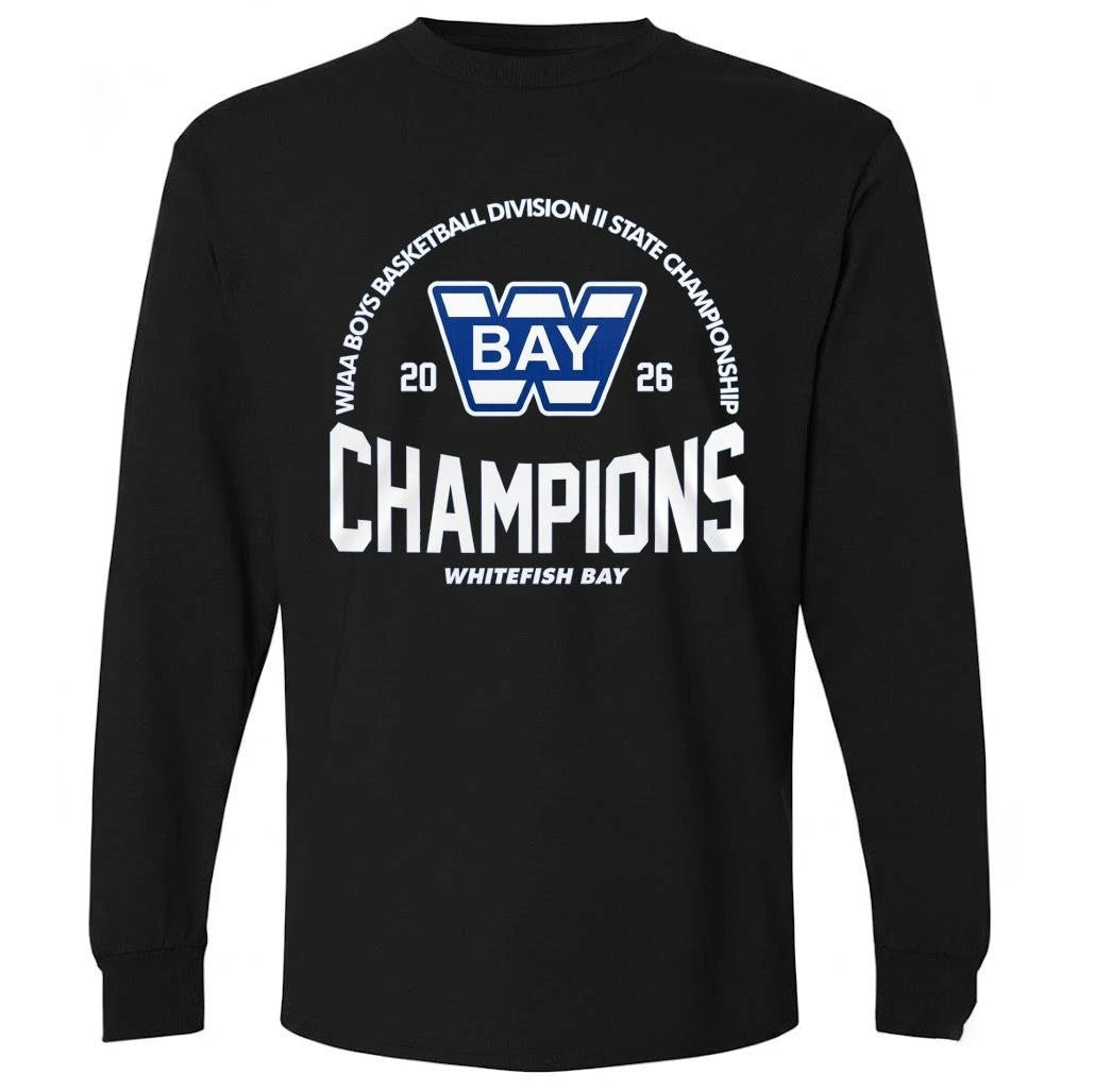 Whitefish Bay WIAA Boys Basketball Division II State Champions 2026 Shirt