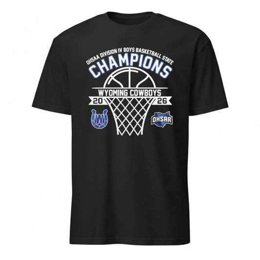 Wyoming Cowboys OHSAA Boys 2026 D4 State Champions Shirt